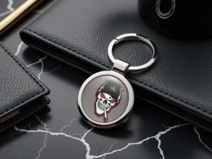 Auto Custom Designer Keychains Metallic Pro